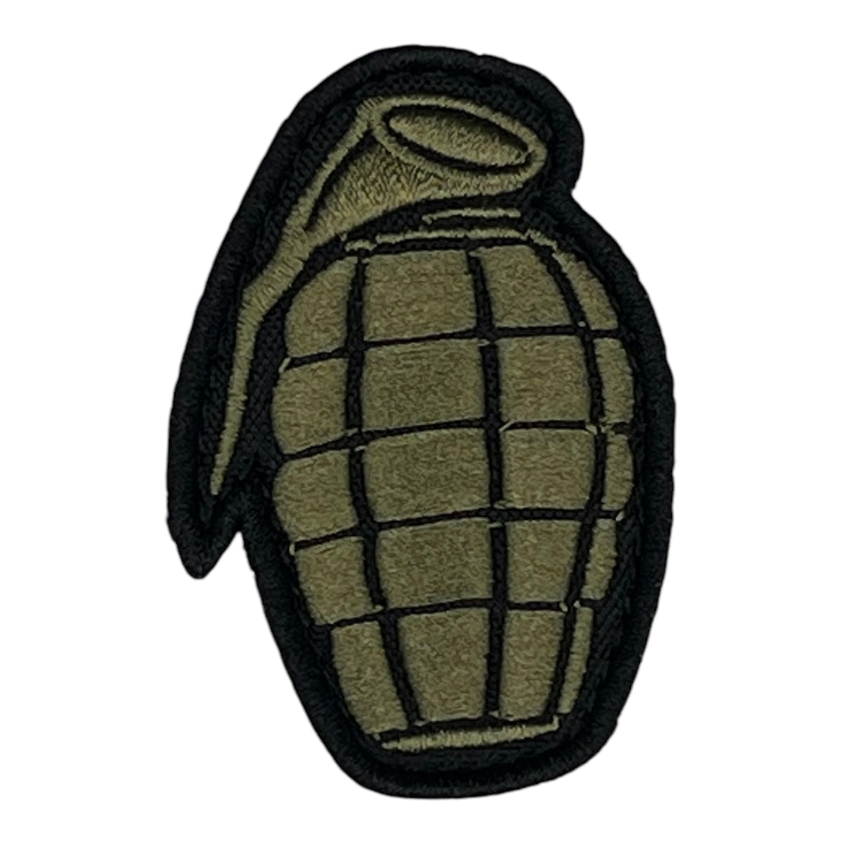 Green Grenade Embroidered Patch