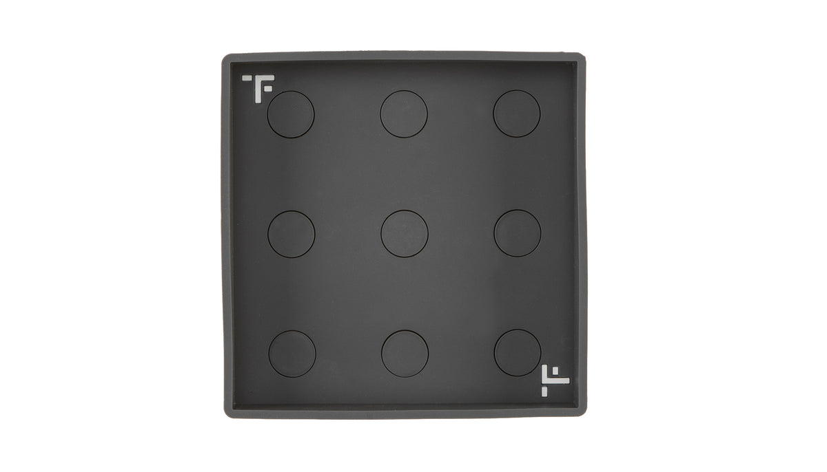 Tactical Formulary Mag Tray for organizing firearm magazines and small parts on a workbench