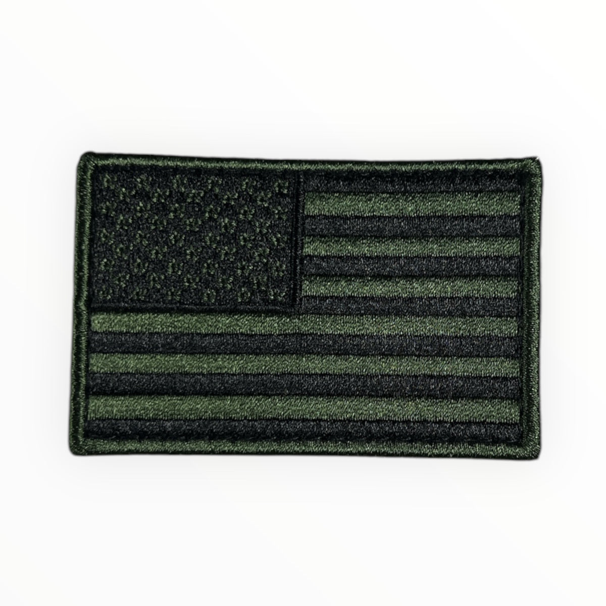 USA Green Flag Embroidered Patch