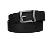 X3 BUCKLE | BLACK BUFFALO LEATHER GUN BELT - 24&quot; - 44&quot;