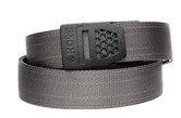 X6 BLACK BUCKLE | GRAY TACTICAL GUN BELT - 24&quot; - 54&quot;