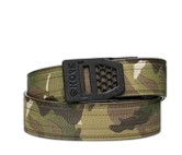 X6 BLACK BUCKLE | USA MADE MULTICAM TACTICAL NYLON GUN BELT - 24&quot; - 54&quot;