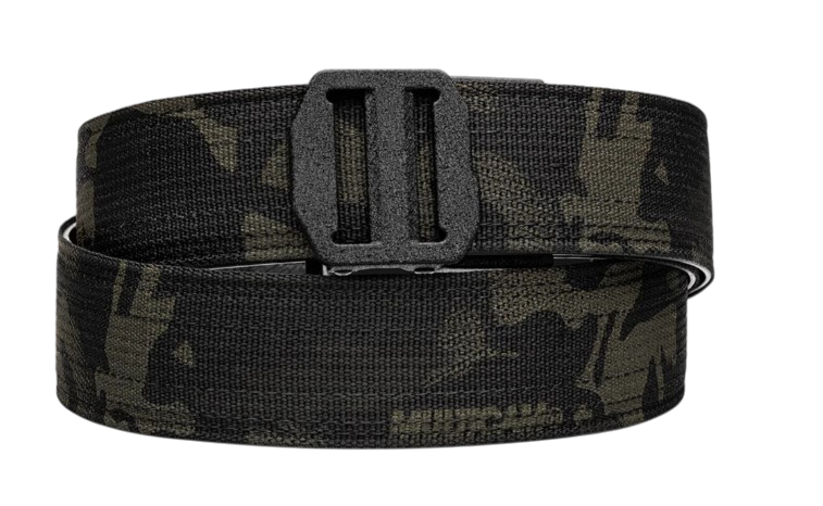 X7 BLACK BUCKLE | USA MULTICAM BLACK TACTICAL GUN BELT - 24&quot; - 54&quot;